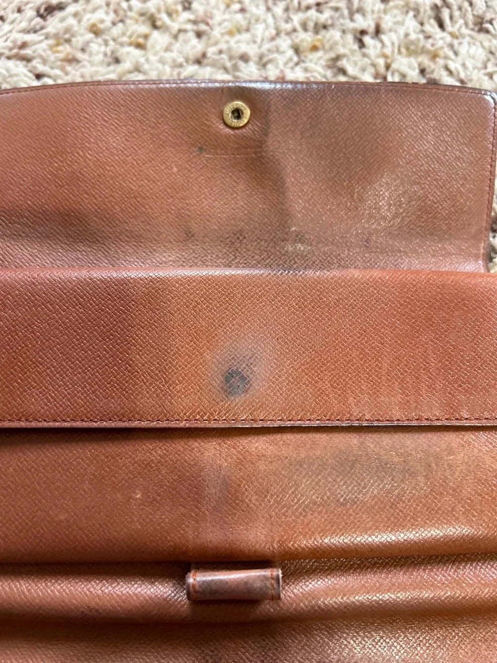 Louis Vuitton Monogram Canvas Black/Brown Continental Wallet